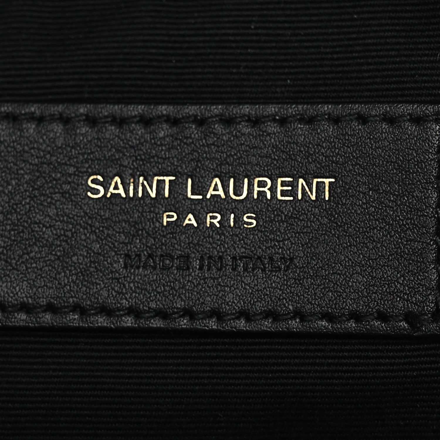 Saint Laurent Grain De Poudre Monogram Belt Bag Black 6 of 14