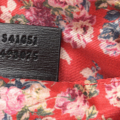 Gucci Calfskin Web Trapuntata Small GG Shoulder Bag Black 7 of 13