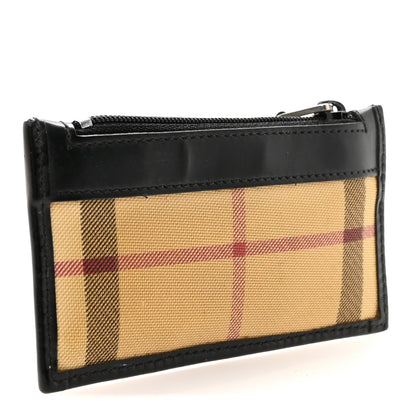 Burberry House Check Key Coin Case Black 3 of 6