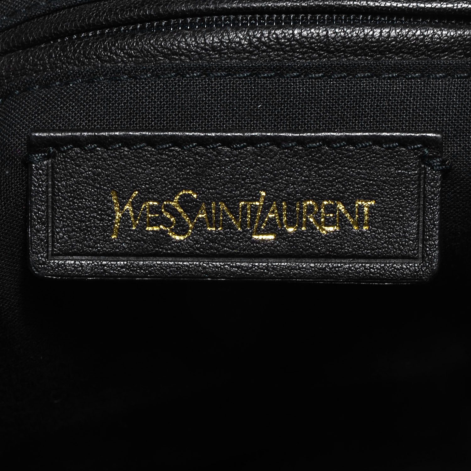 Saint Laurent Sheepskin Leather Mini Cabas ChYc Black 7 of 9