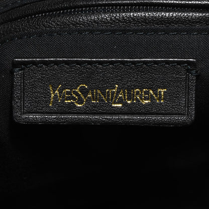 Saint Laurent Sheepskin Leather Mini Cabas ChYc Black 7 of 9