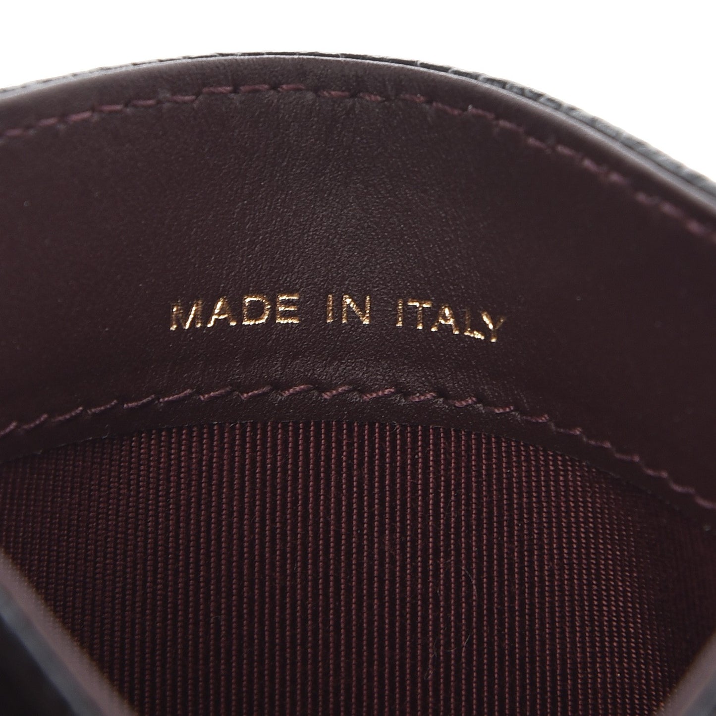 Caviar Quilted Card Holder Black