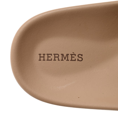 Hermes Suede Goatskin Mens Chypre Sandals 42 Beige Argile 7 of 9