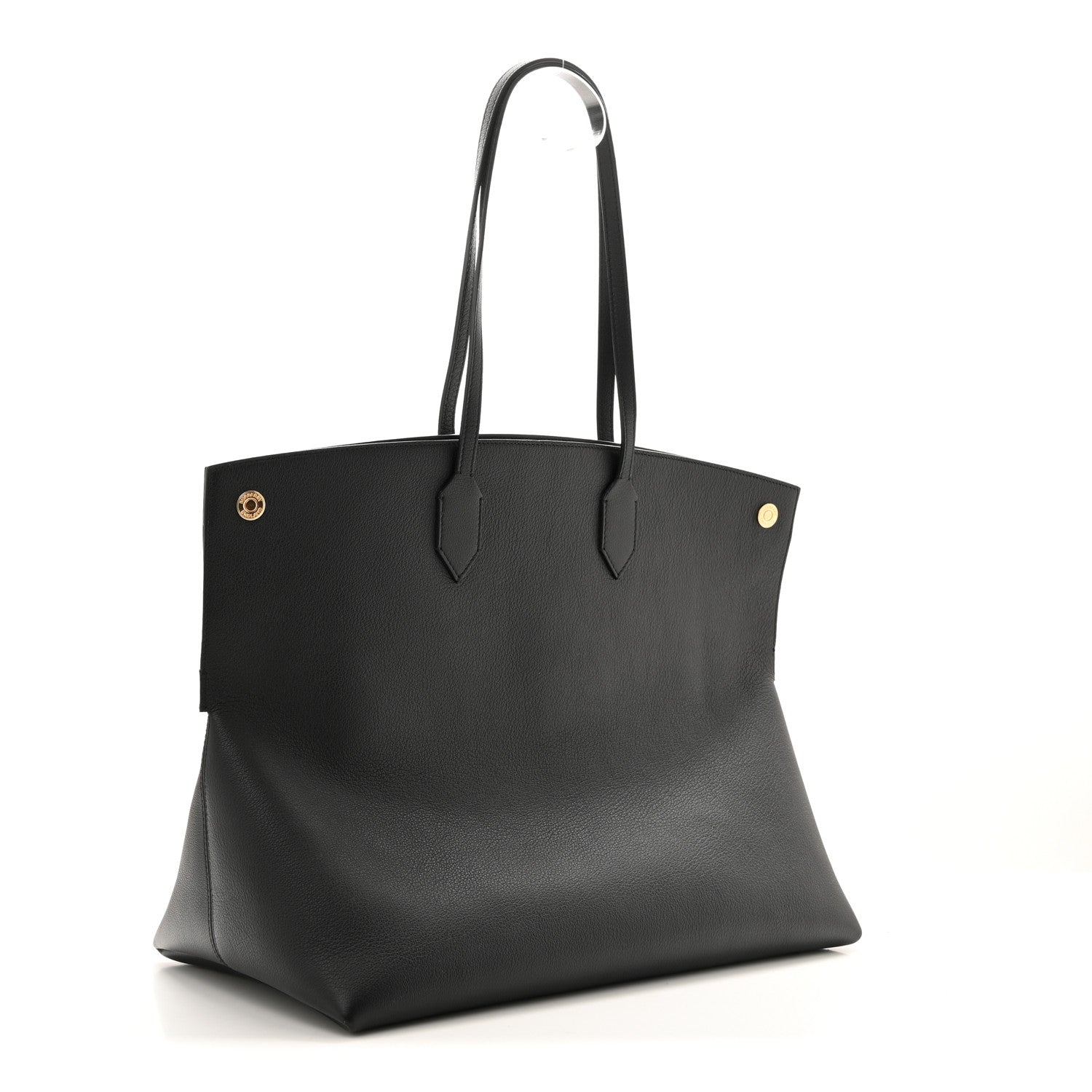 Burberry Calfskin Large Society Tote Black 3 of 12