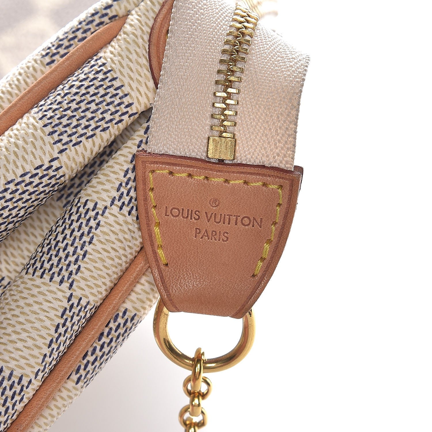 Louis Vuitton Damier Azur Eva Clutch 6 of 9