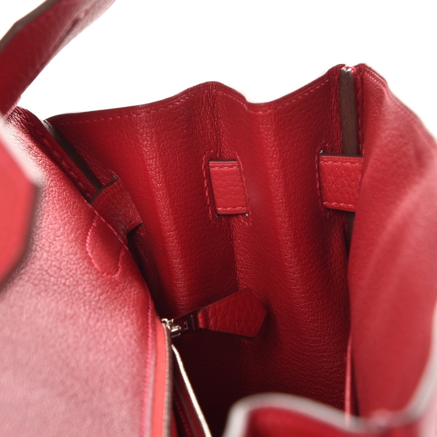 Taurillon Clemence Birkin 30 Rouge Garance