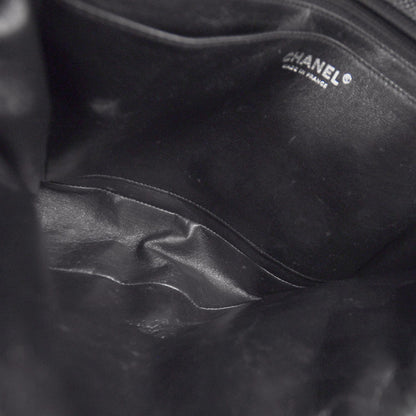 Chanel Caviar Jumbo Single Flap Black SHW 9 of 10