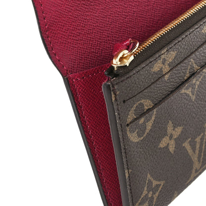 Louis Vuitton Monogram Emilie Wallet Fuchsia 11 of 11