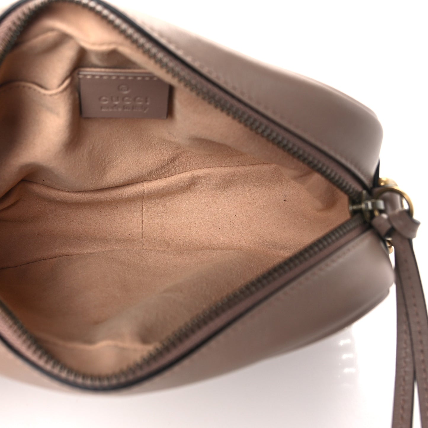 Calfskin Matelasse Mini GG Marmont Chain Shoulder Bag Porcelain Rose