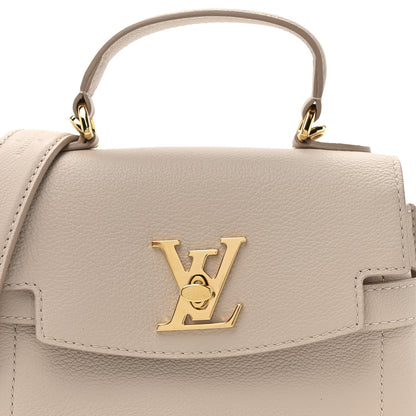 Louis Vuitton Soft Calfskin Mini Lockme Ever Greige 7 of 9