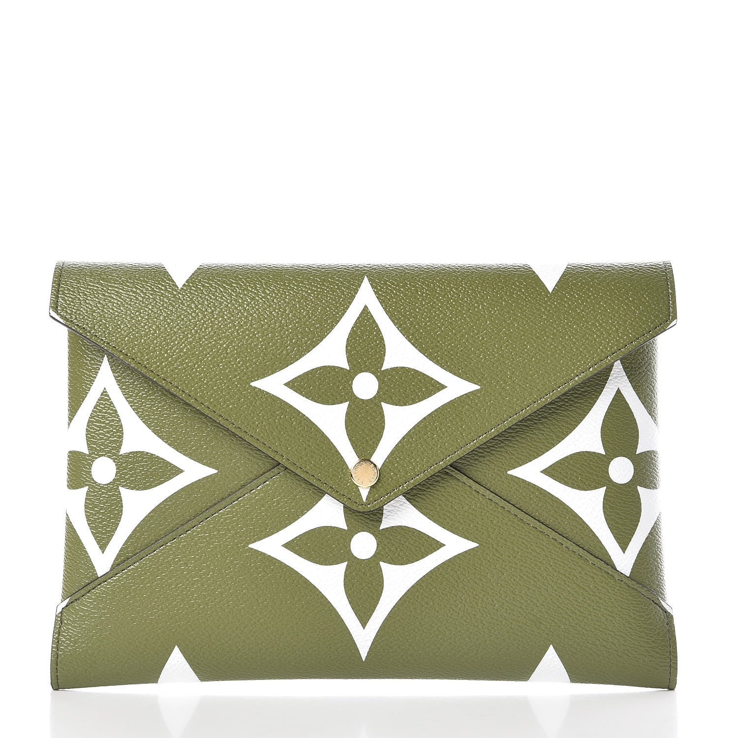 Louis Vuitton Monogram Giant Large Kirigami Pochette Kaki 1 of 8