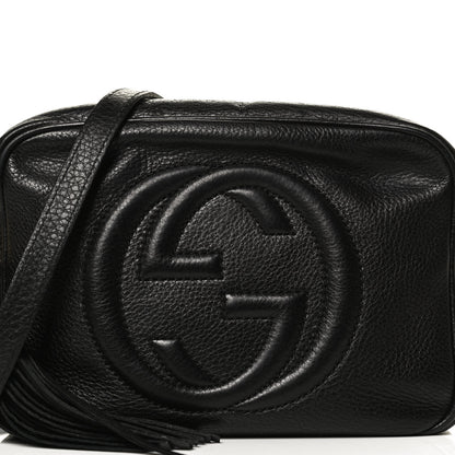 Gucci Pebbled Calfskin Small Soho Disco Bag Black 9 of 14