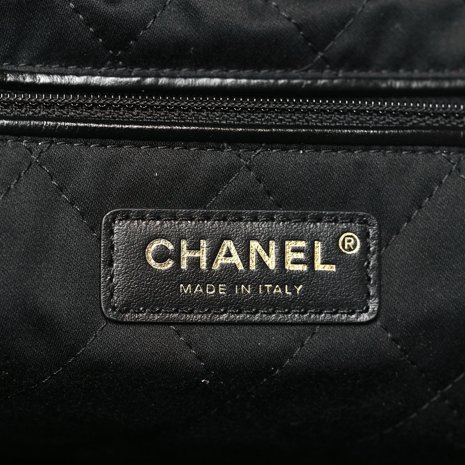 Chanel Shiny Calfskin Quilted Chanel 22 Black 8 of 12