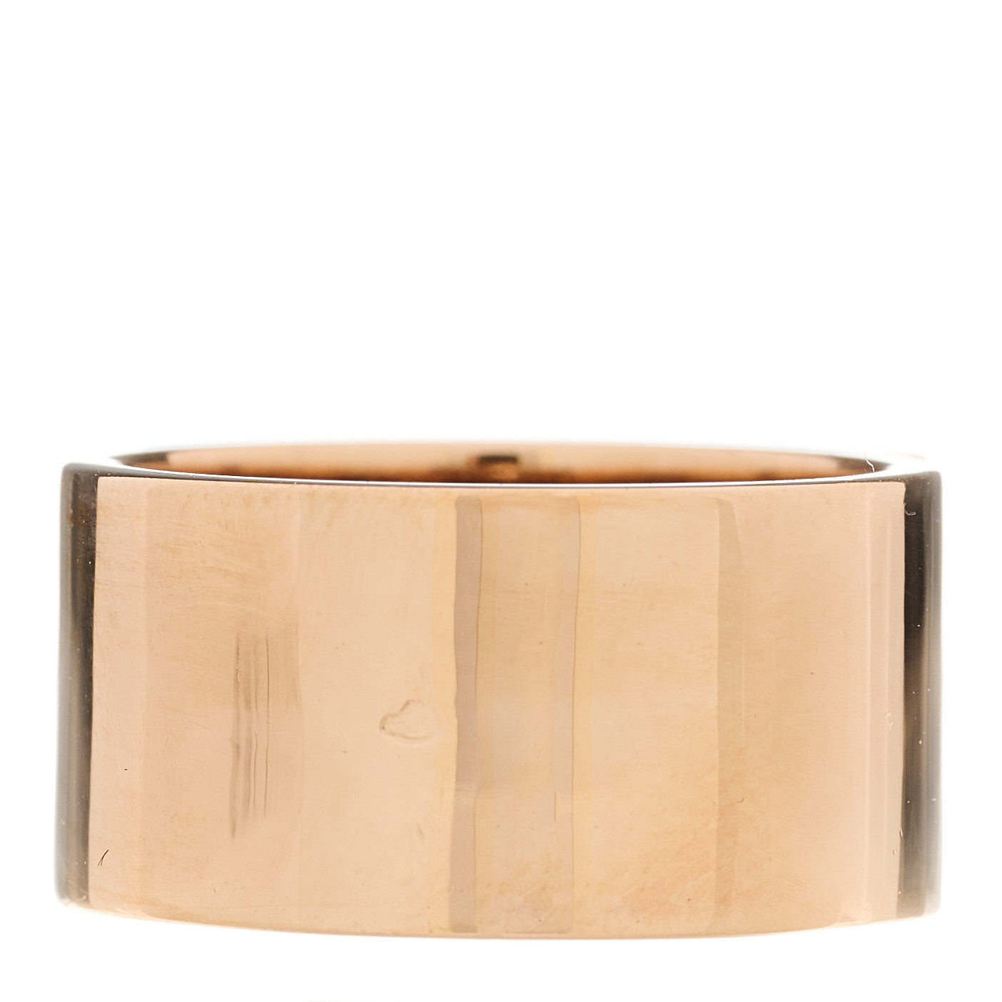 Hermes 18K Rose Gold Black Spinel Kelly Band Ring 54 6.75 4 of 7