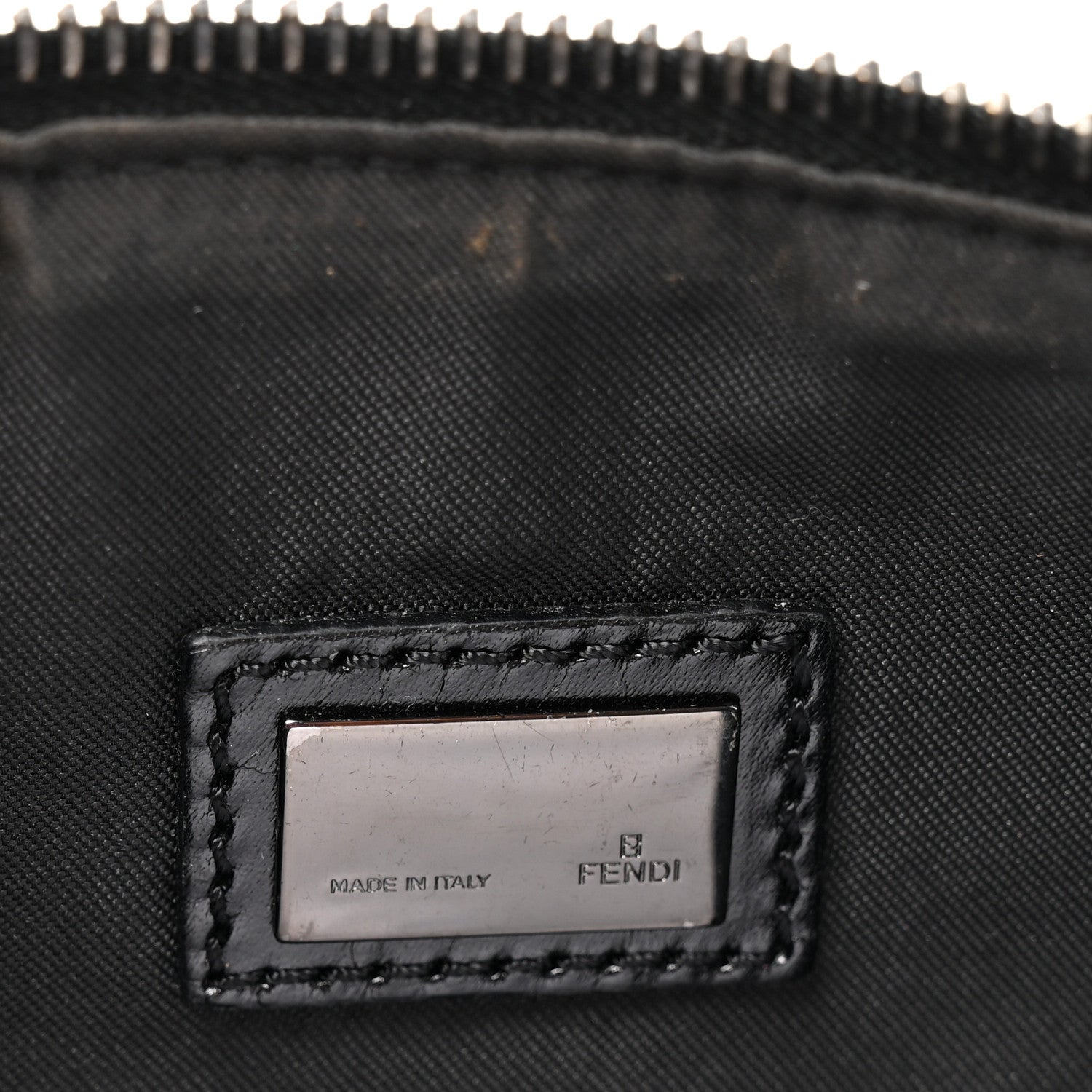 Fendi Zucchino Pochette Tobacco Moro 6 of 10