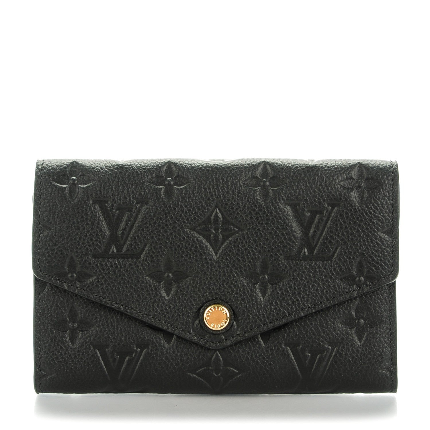 Louis Vuitton Empreinte Compact Curieuse Wallet Black 1 of 7