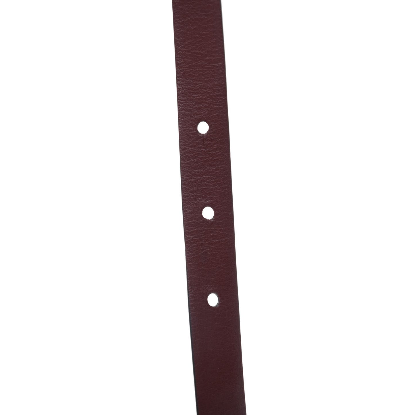 Calfskin CC Reversible Belt 85 Black Burgundy