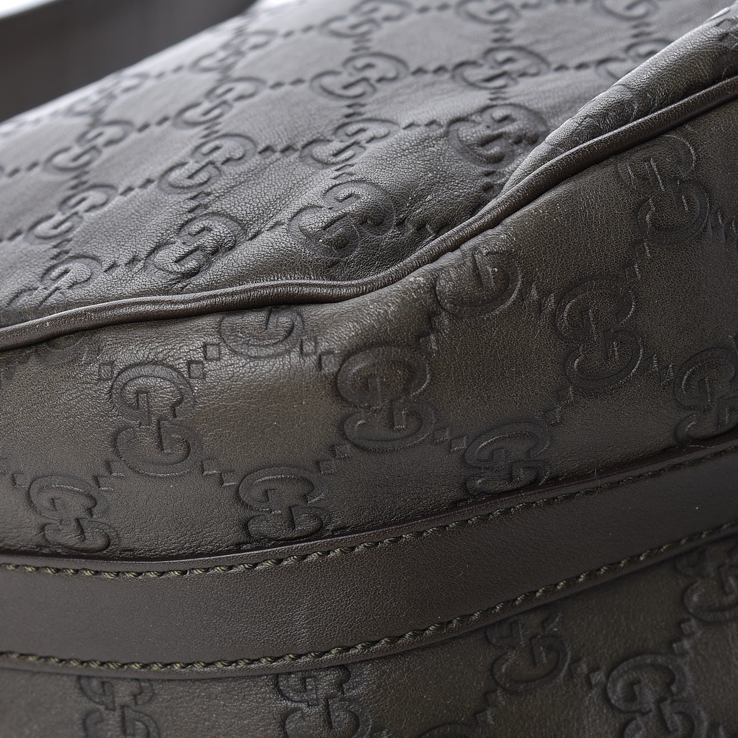 Gucci Guccissima Medium GG Twins Hobo Olive Green 14 of 15