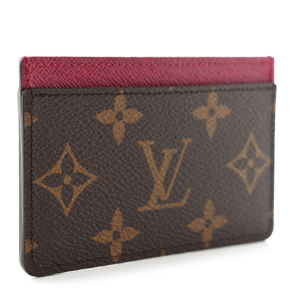 Louis Vuitton Monogram Card Holder Fuchsia 2 of 5