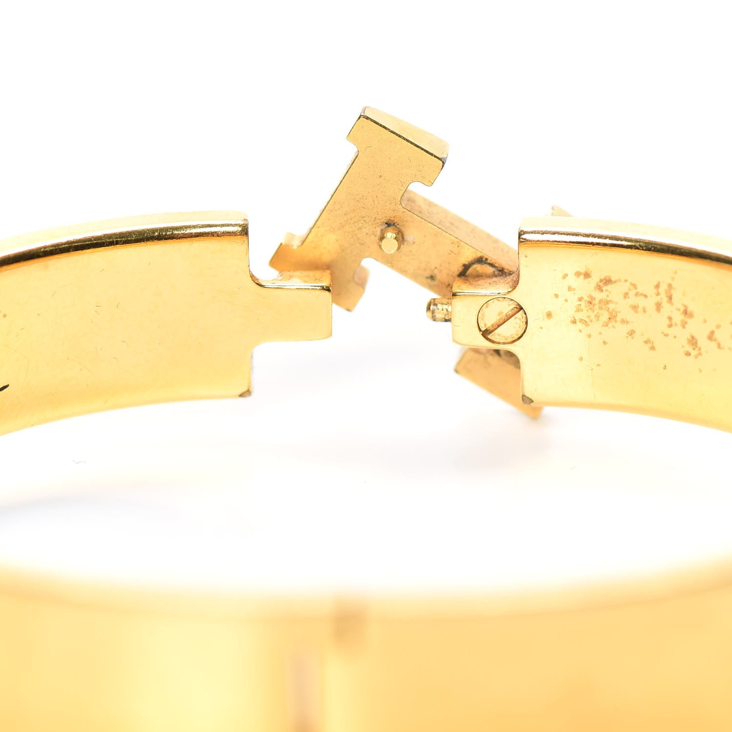 Hermes Enamel Narrow Clic Clac H Bracelet GM Black 4 of 7