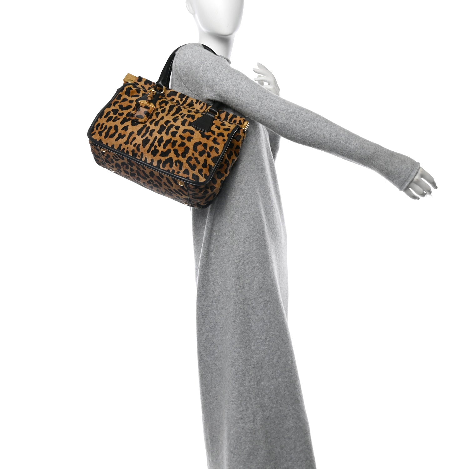 Prada Calf Hair Leopard Print Tote Sabbia Moro 1678141 – FASHIONPHILE