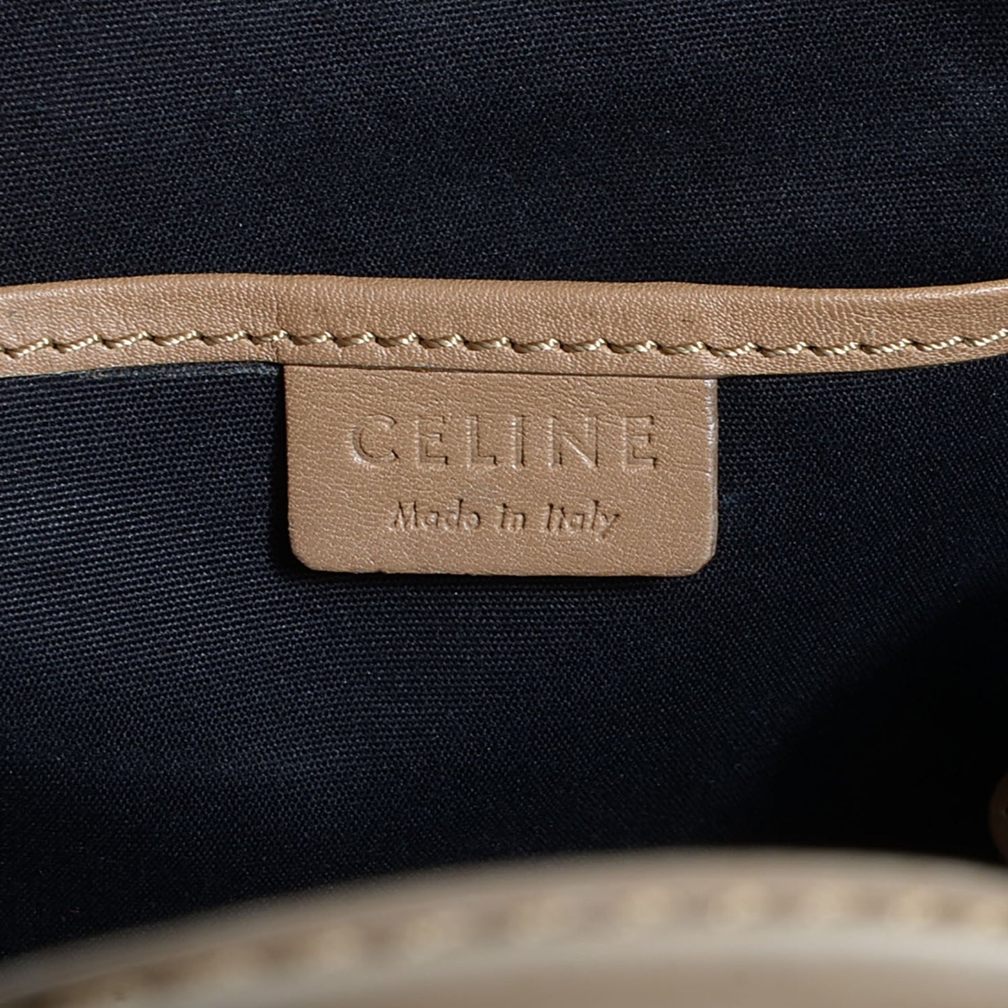 Smooth Calfskin Nano Luggage Camel