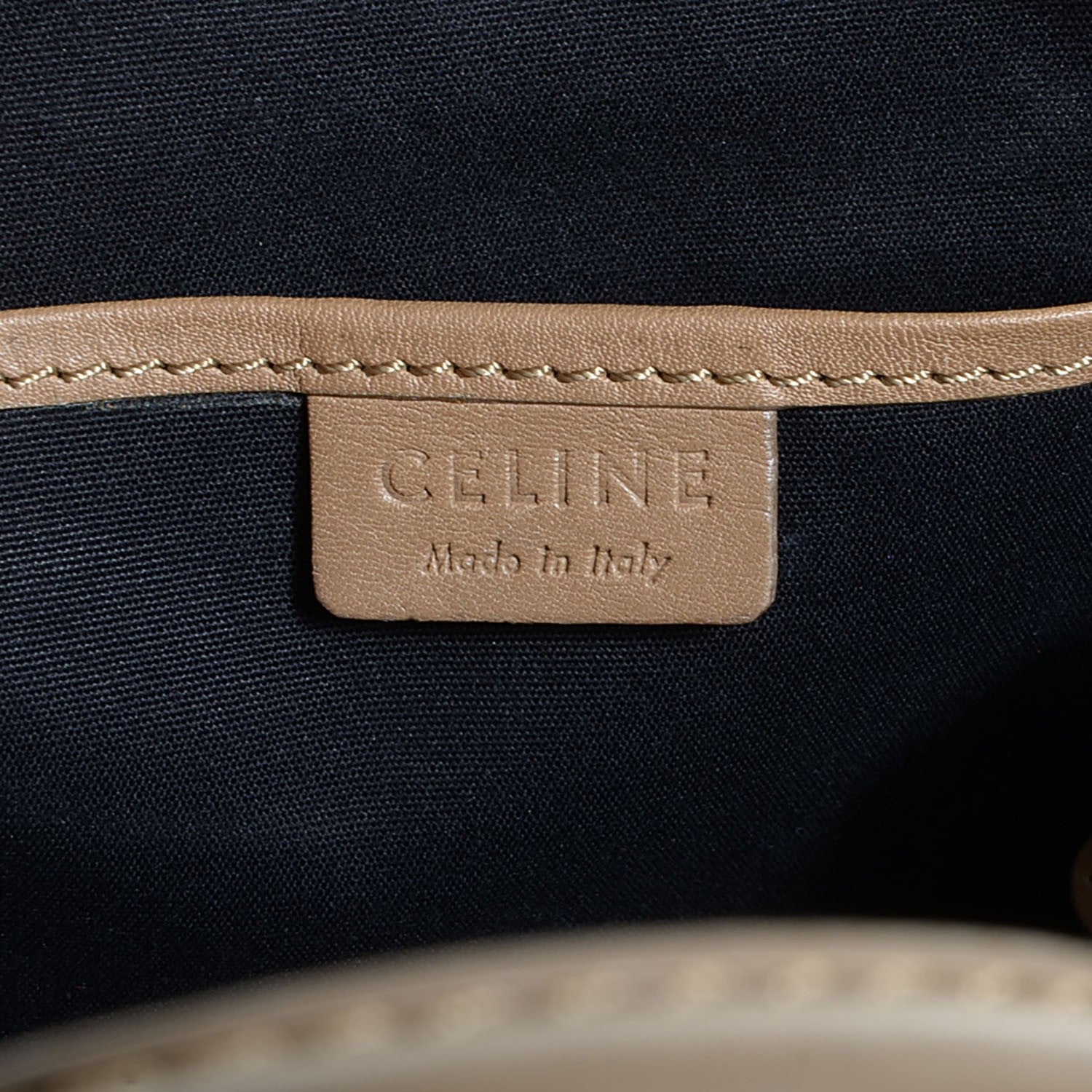 Celine Smooth Calfskin Nano Luggage Camel 6 of 9