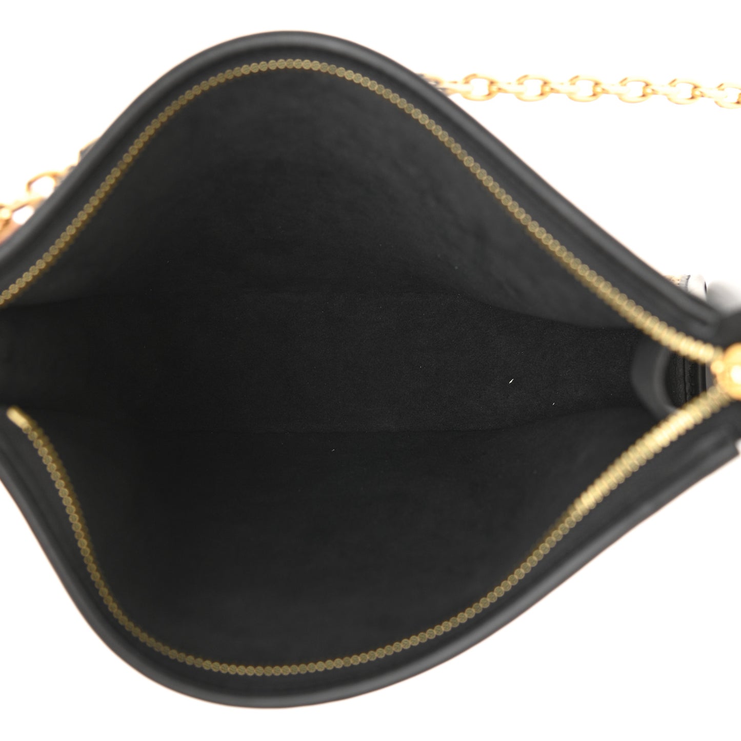 Raffia Calfskin Monogram Giant Pouch