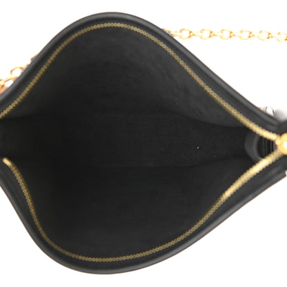 Louis Vuitton Raffia Calfskin Monogram Giant Pouch 4 of 8