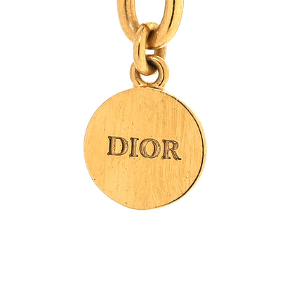 Christian Dior Metal Danseuse Etoile Chain Choker Necklace Gold 5 of 6