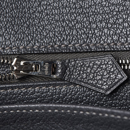 Hermes Matte Niloticus Crocodile Birkin 25 Graphite 22 of 33