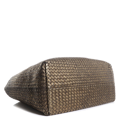 Bottega Veneta Intrecciato Large Cabat Platino Ossidato 4 of 8