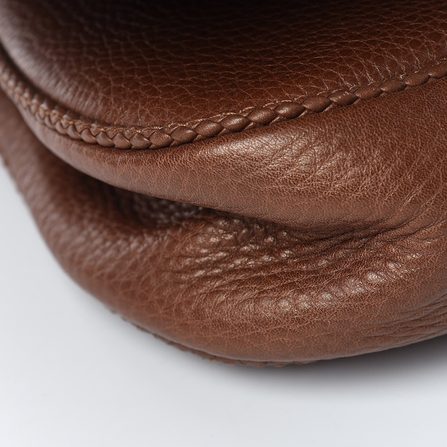 Christian Dior Calfskin Braided Gaucho Double Saddle Bag Brown 13 of 25