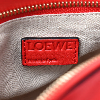Loewe Calfskin Embossed Small Puzzle Bag Red 6 of 9