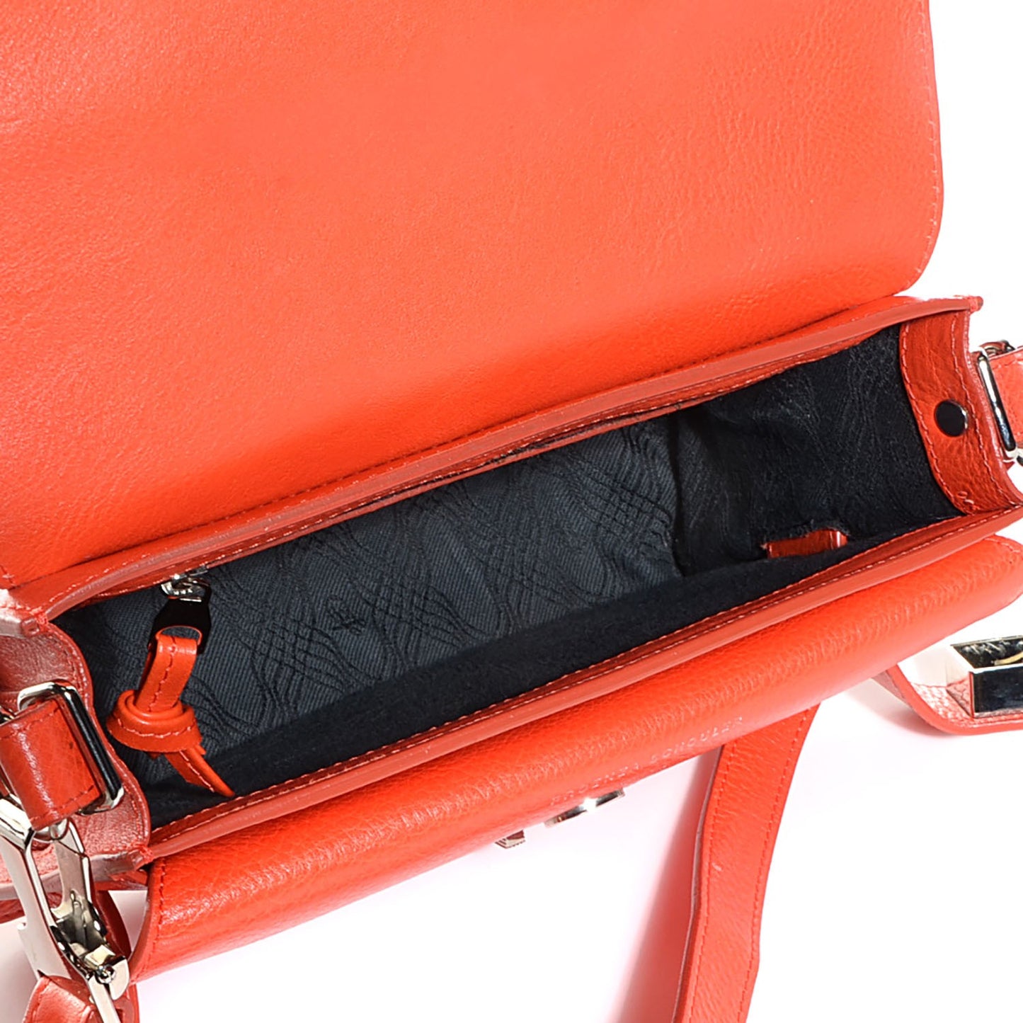 Calfskin Mini PS11 Classic Shoulder Bag Tangerine