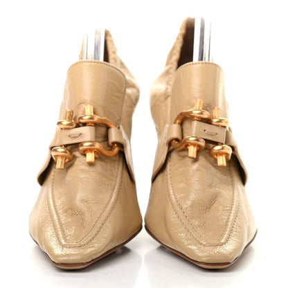 Bottega Veneta Crushed Nappa Madame 90mm Pumps 36.5 Cane Sugar 2 of 6