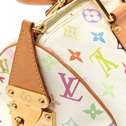 Louis Vuitton Monogram Multicolor Speedy 30 White 12 of 14