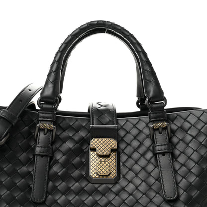 Bottega Veneta Nappa Intrecciato Medium Roma Tote Black 9 of 11