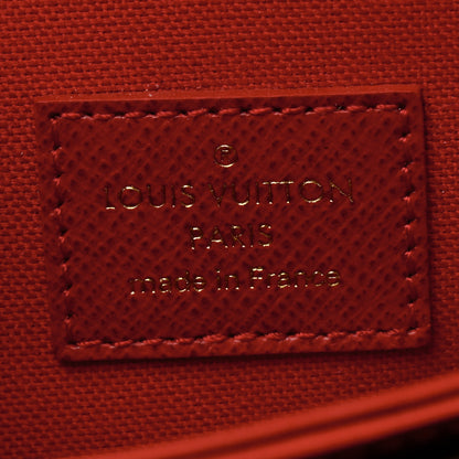 Louis Vuitton Damier Ebene Pochette Felicie Chain Wallet 7 of 9