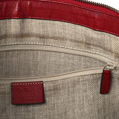 Gucci Soft Microguccissima Small Zippered Satchel Rosso 23 of 25