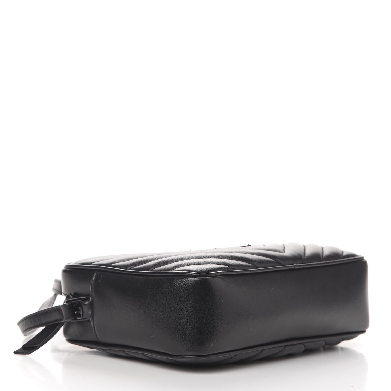 Saint Laurent Calfskin Matelasse Monogram Lou Camera Bag Black 4 of 12