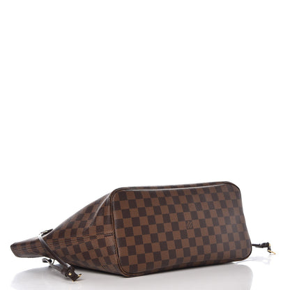 Louis Vuitton Damier Ebene Neo Neverfull MM Rose Ballerine 4 of 8