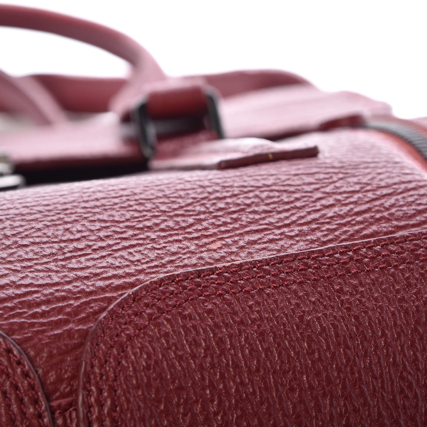 3.1 Textured Calfskin Large Pashli Satchel Oxblood