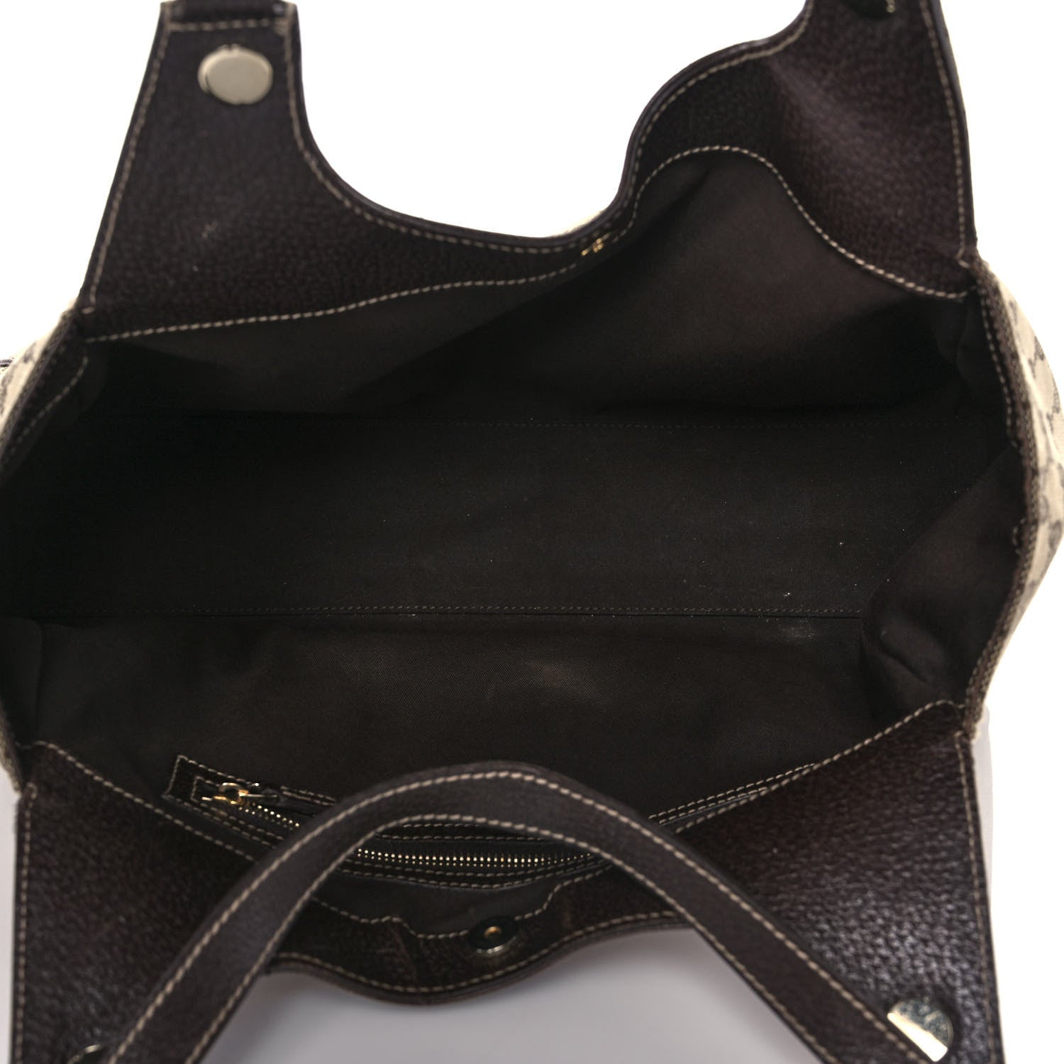 Gucci Monogram Medium Charmy Shoulder Bag Dark Brown 5 of 12
