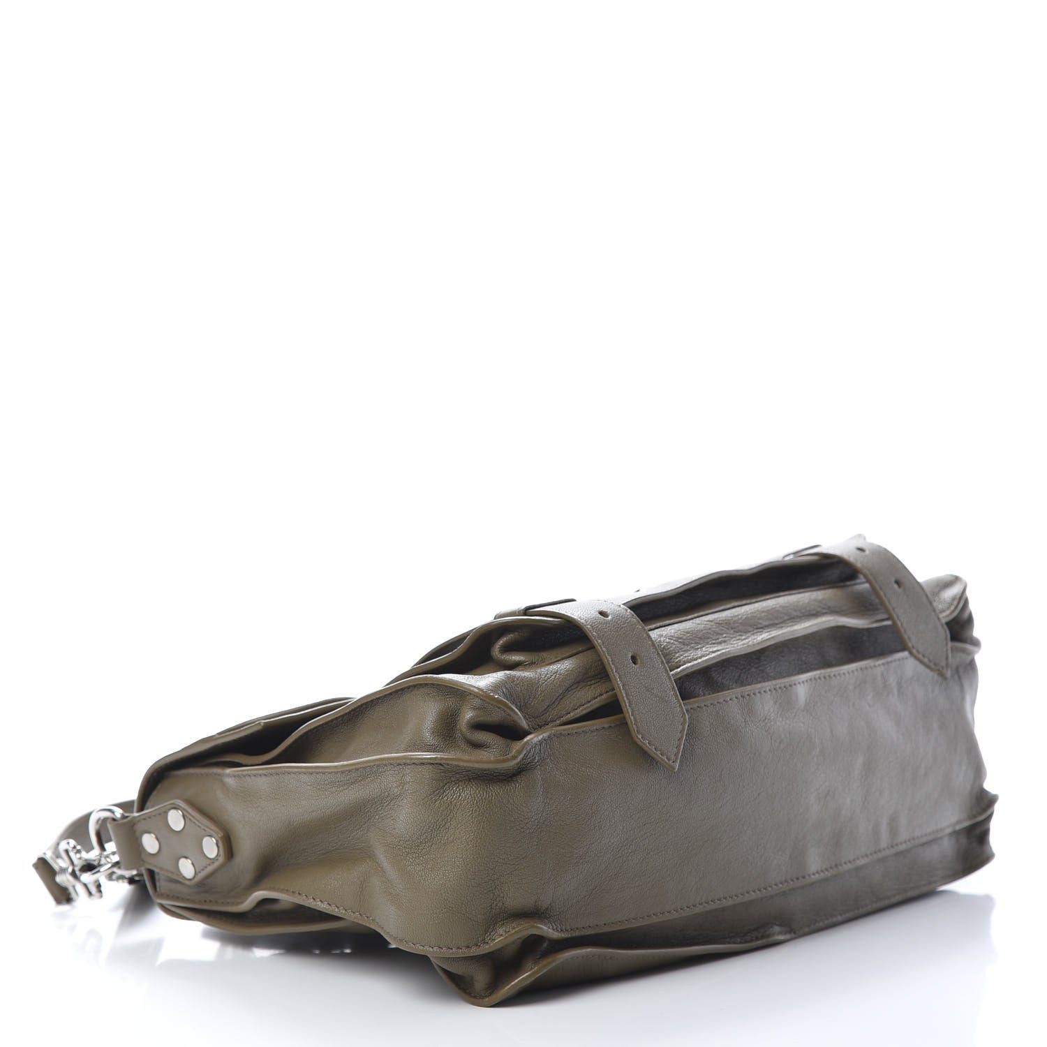 Proenza Schouler Lambskin Medium PS1 Satchel Dark Olive 4 of 13
