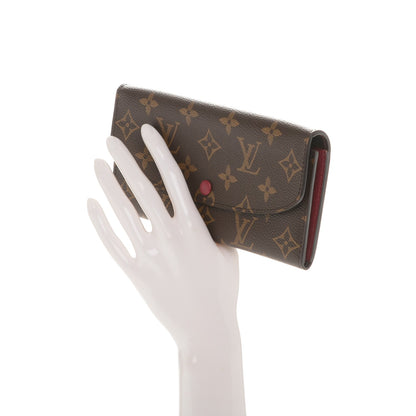 Louis Vuitton Monogram Emilie Wallet Fuchsia 2 of 6