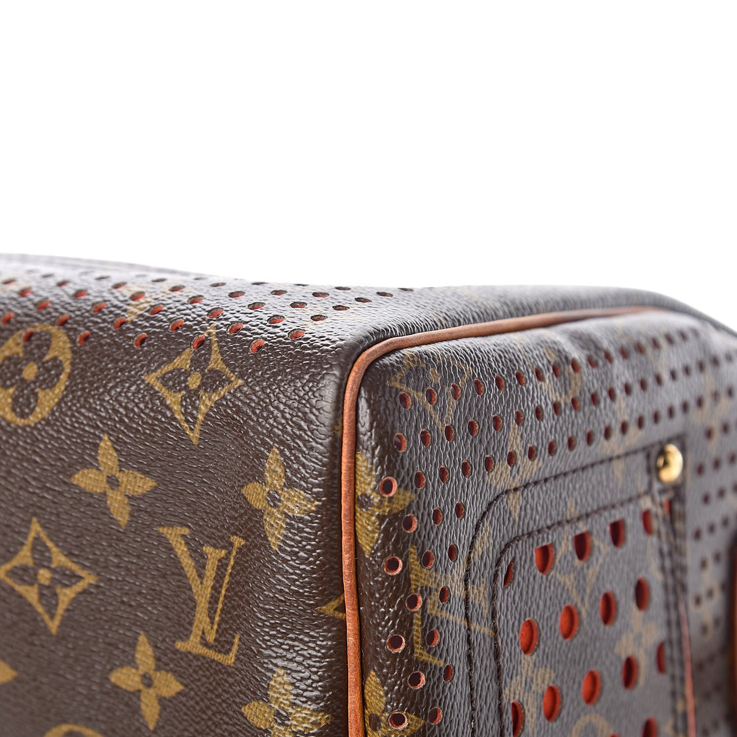 Monogram Perforated Speedy 30 Orange