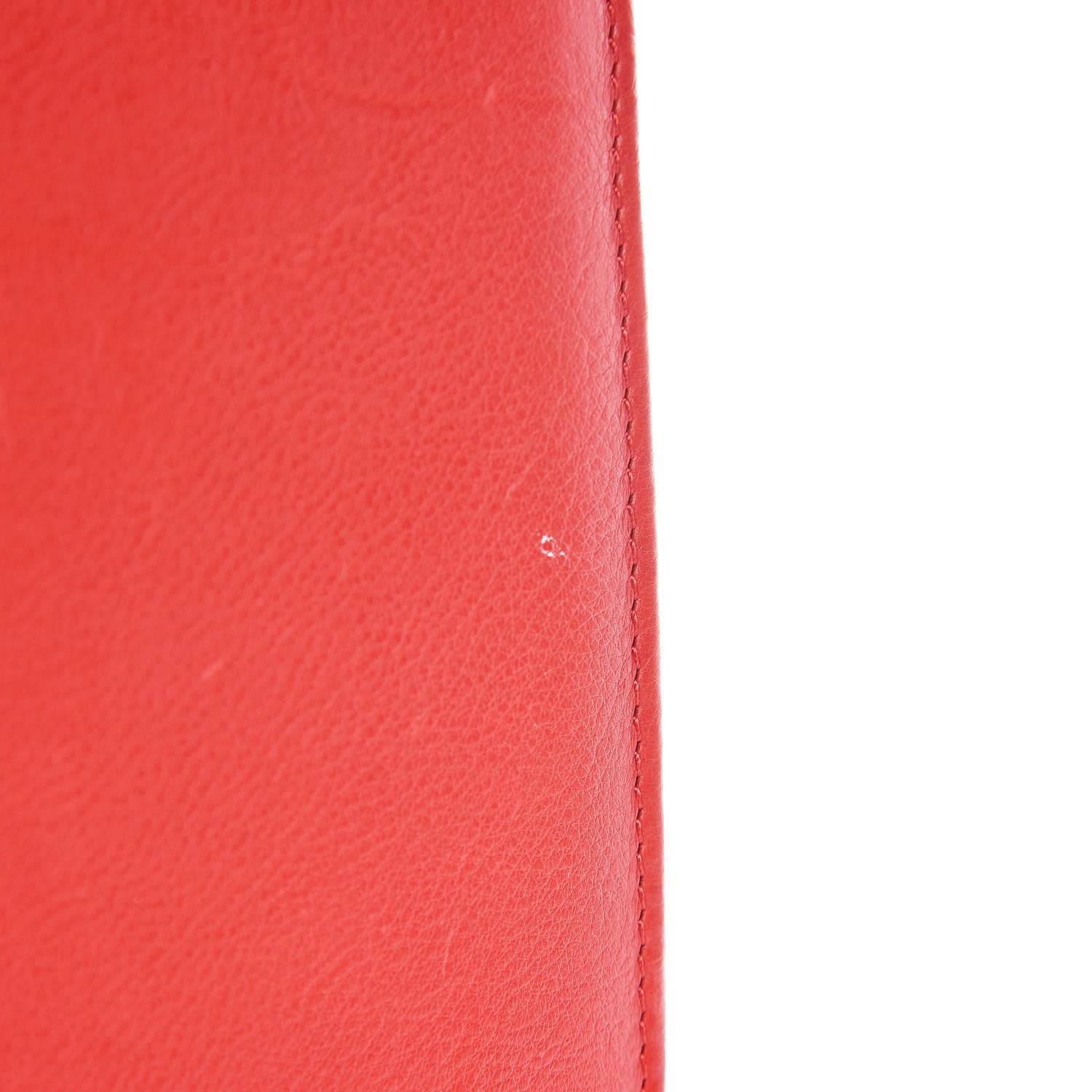 Chanel Calfskin Double Stitch New Medium Boy Flap Red 13 of 24