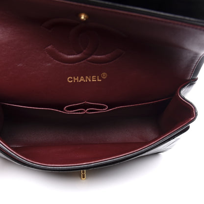 Chanel Lambskin Quilted Medium Double Flap Black 4 of 11