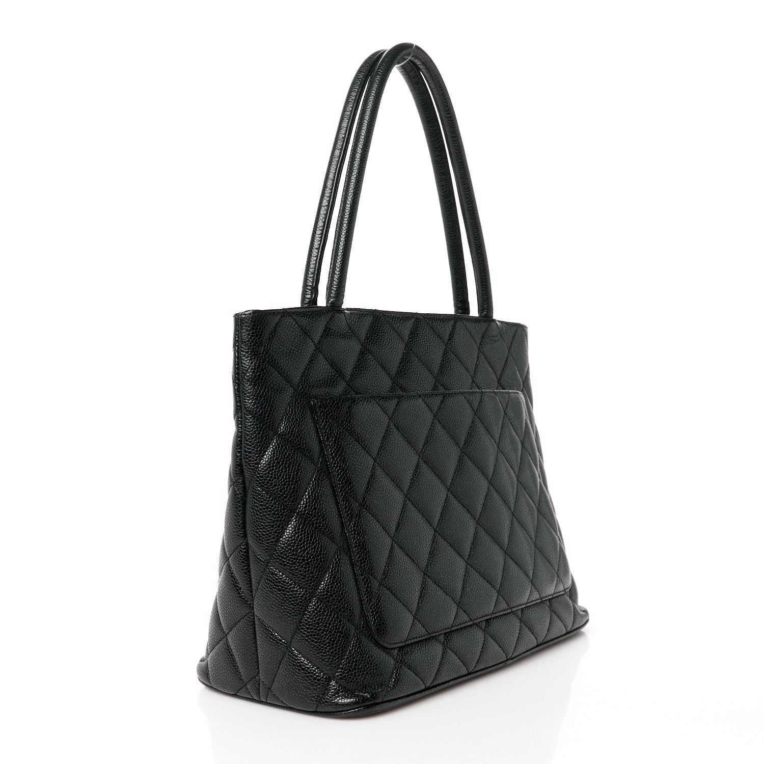 Chanel Caviar Quilted Medallion Tote Black 3 of 12